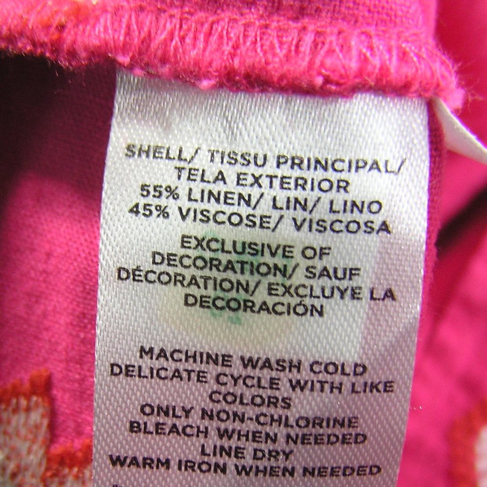 NWT LOFT LINEN BLEND DRESS PETITE MEDIUM - Picture 11 of 11